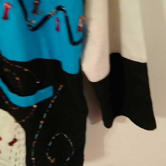 Yak Magik Women's jacket. Size L One of a Kind NWOT Artwear FUN BOLD - Picture 4 of 10